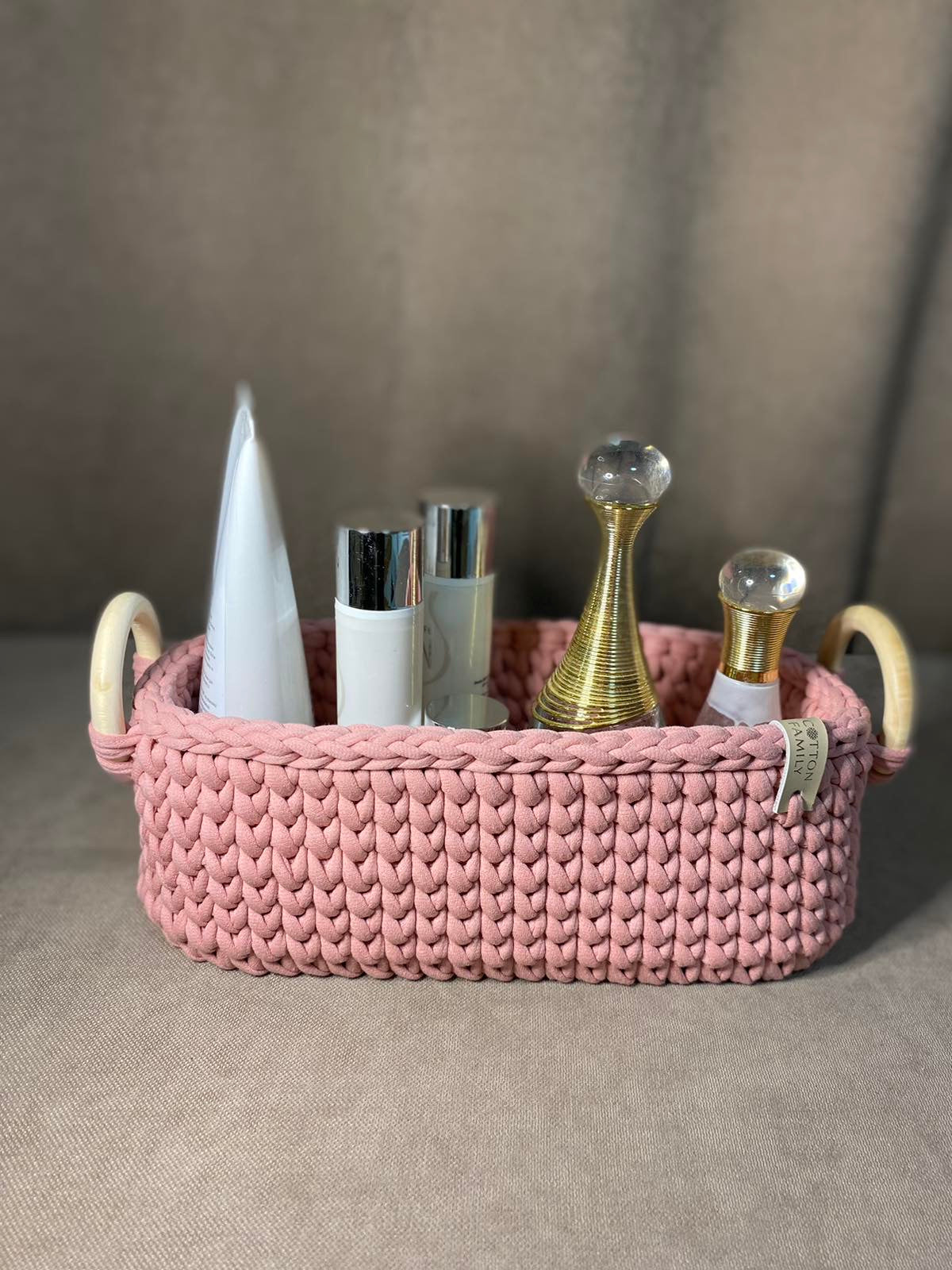 "WOODLOOP" Organizer Basket SMALL