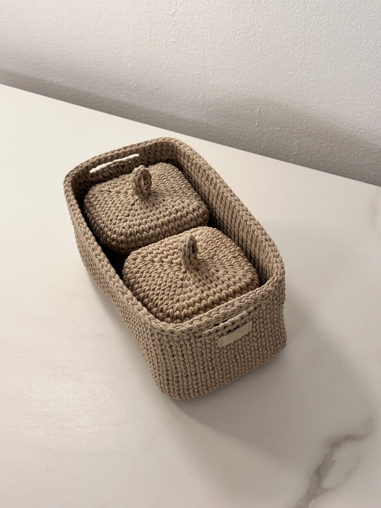 "QUAD BOX" Set of 3 Organizer Baskets