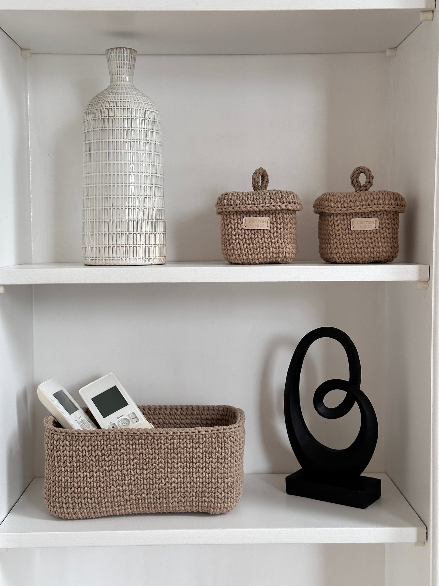 "QUAD BOX" Set of 3 Organizer Baskets