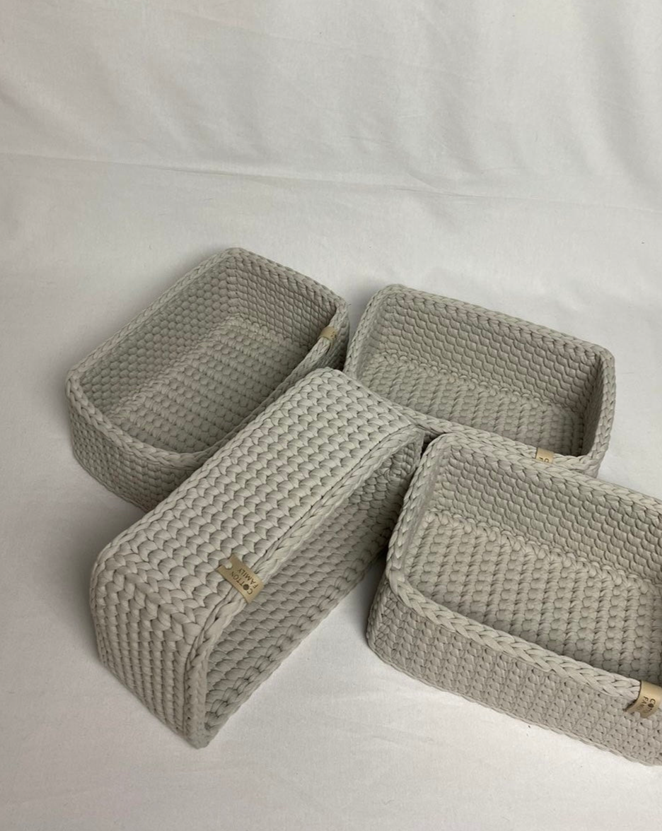 "RECTO" rectangular Organizer Basket