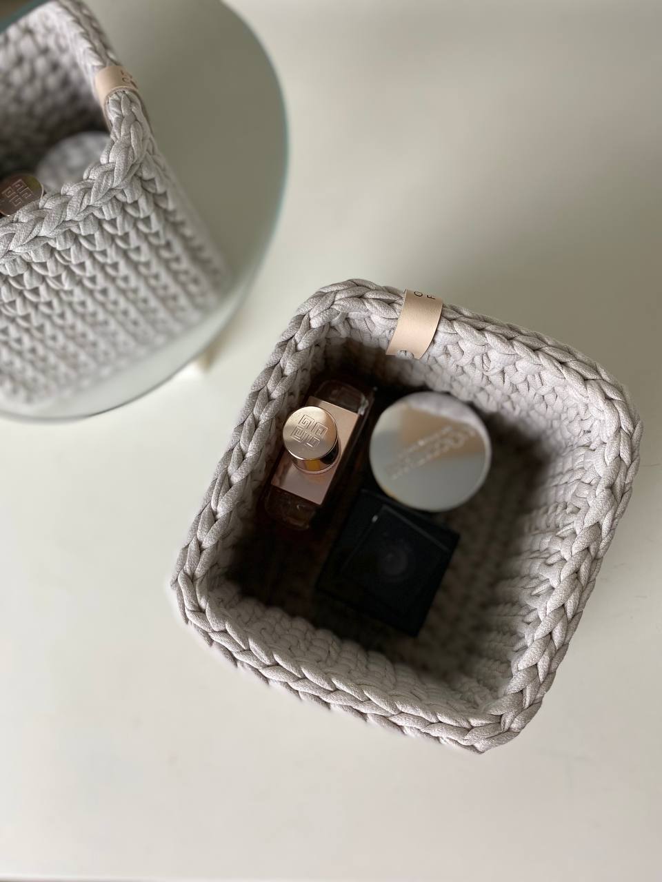 "CUBE" Set of 3 Square Organizer Baskets