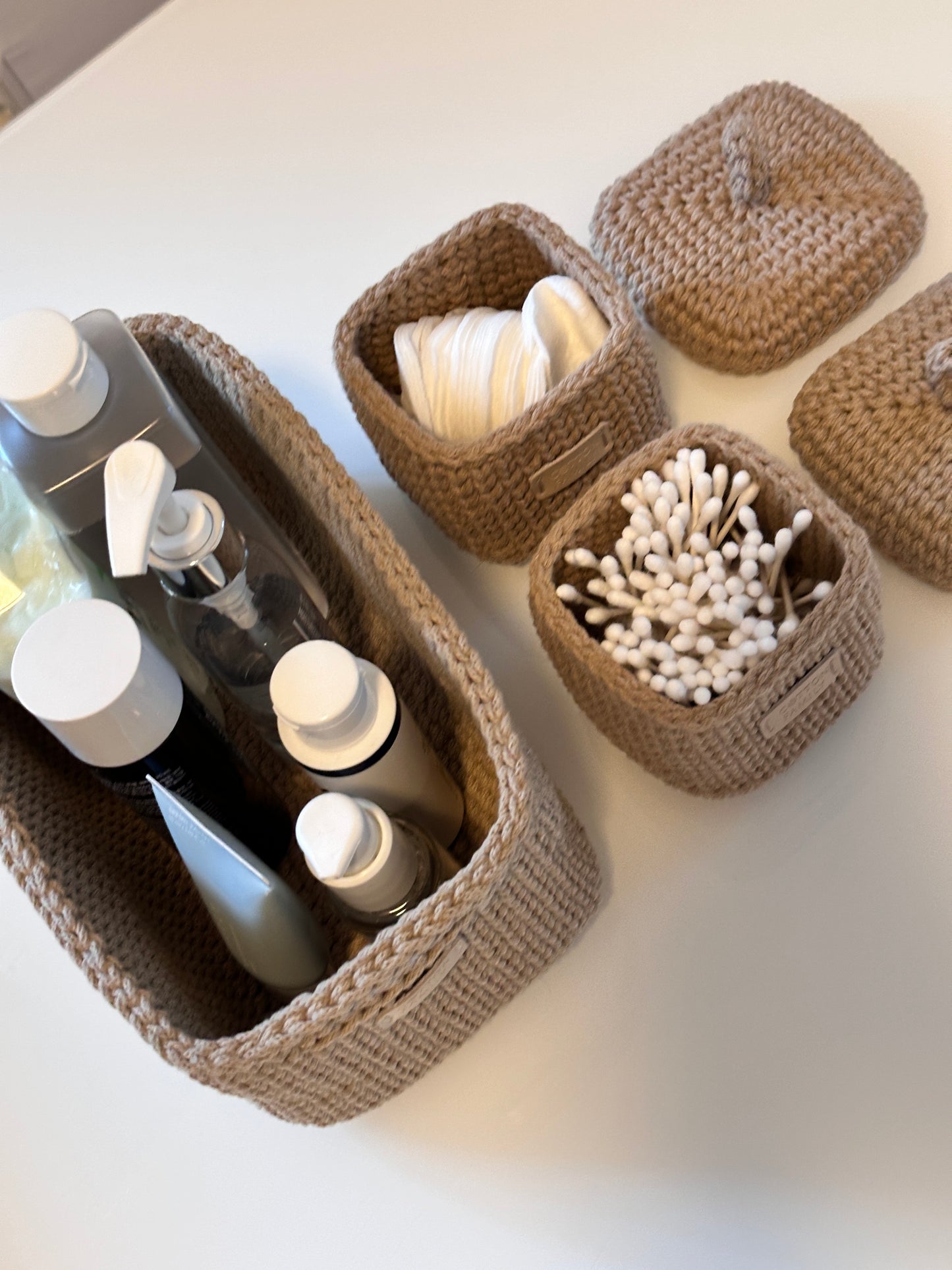 "QUAD BOX" Set of 3 Organizer Baskets