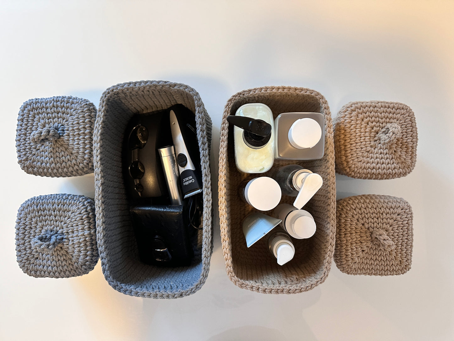 "QUAD BOX" Set of 3 Organizer Baskets