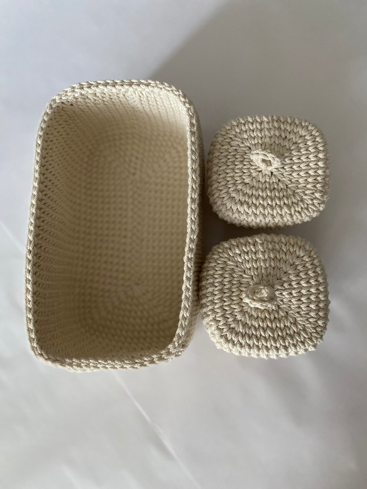 "QUAD BOX" Set of 3 Organizer Baskets
