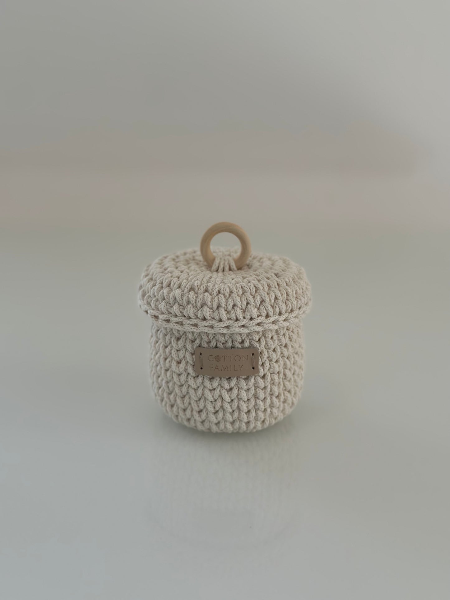 "RING" Set of 6 Round Organizer Lidded Baskets