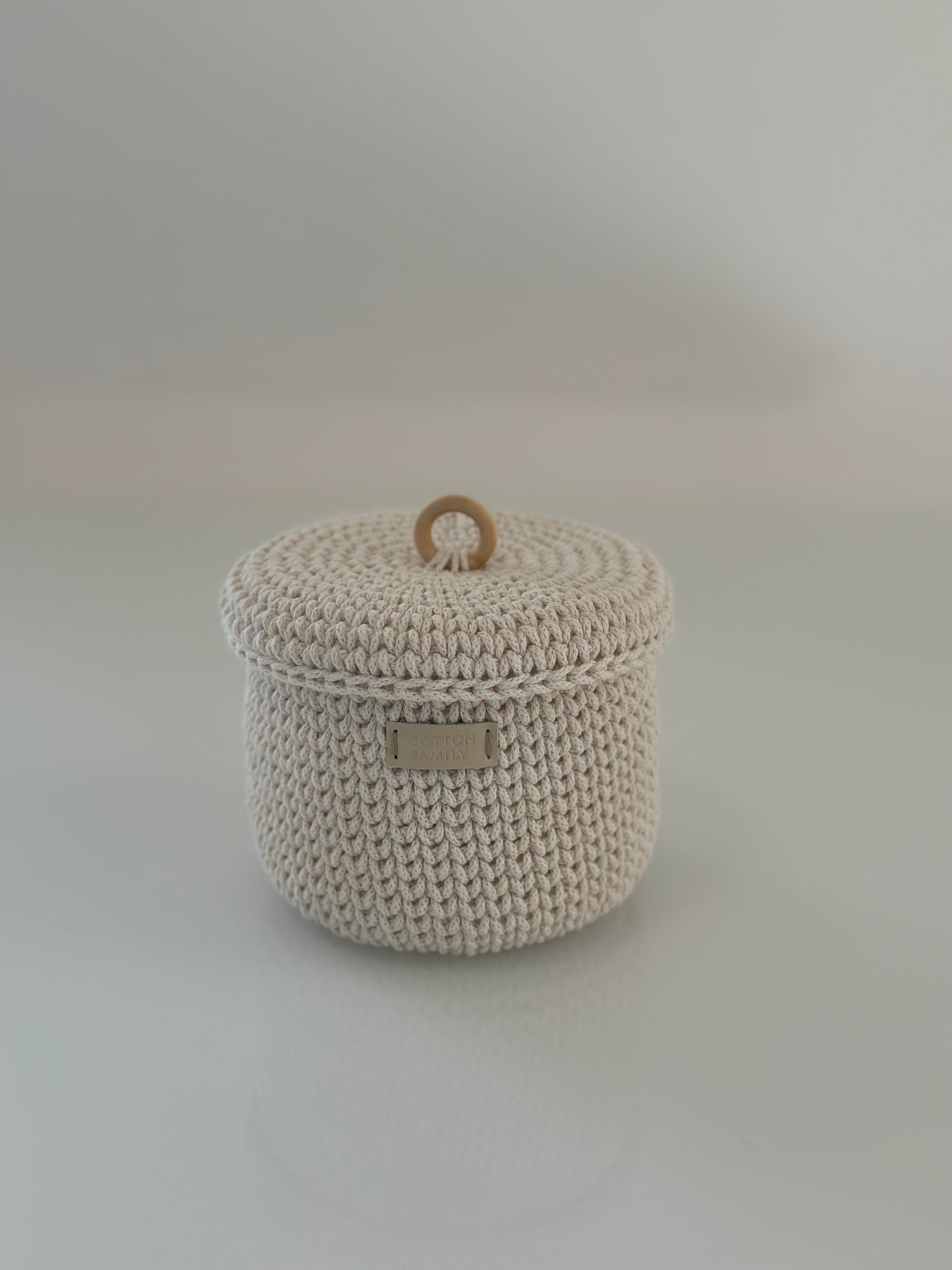 "RING" Set of 6 Round Organizer Lidded Baskets