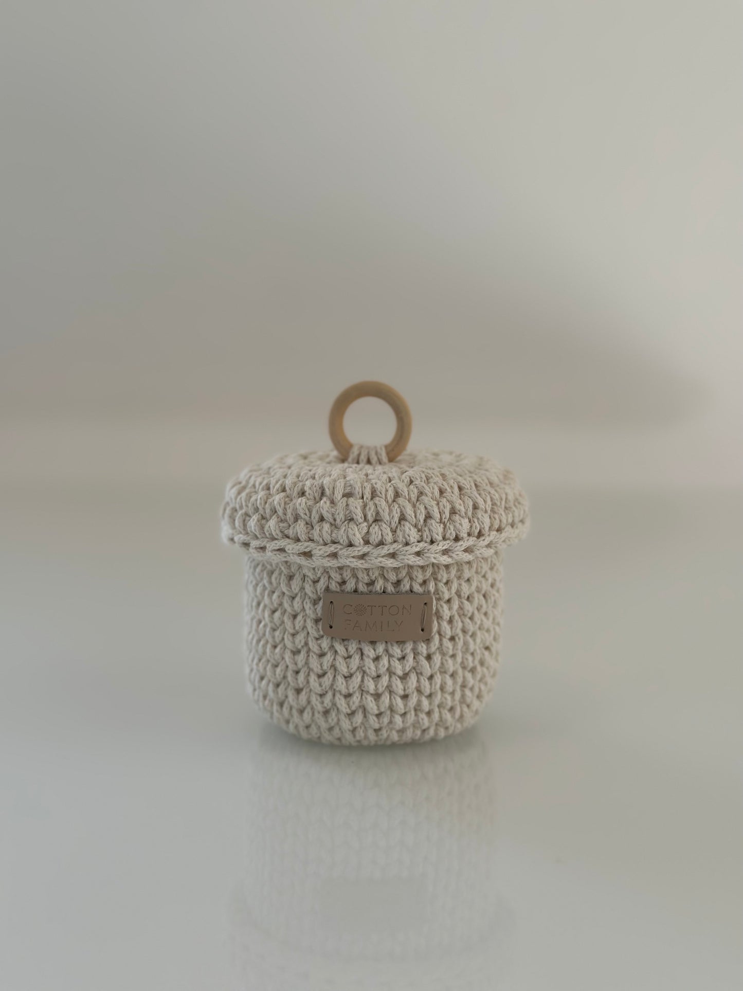 "RING" Set of 4 Round Organizer Lidded Baskets