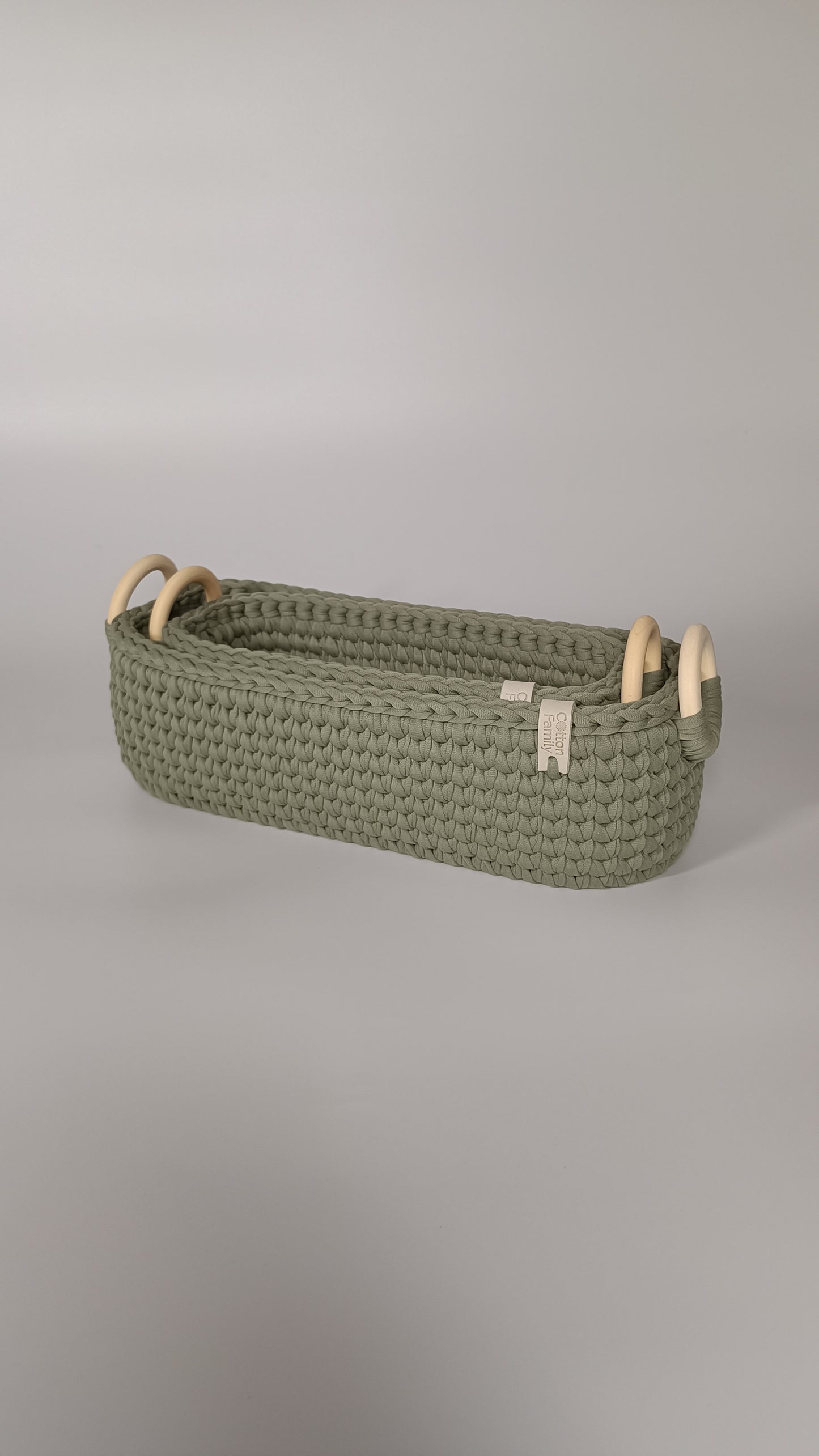 "WOODLOOP" Set of 2 Organizer Baskets