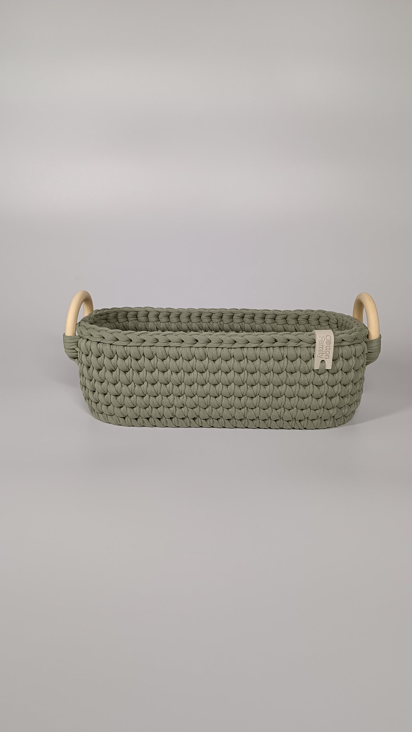"WOODLOOP" Set of 2 Organizer Baskets
