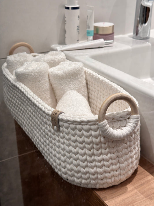 "WOODLOOP"  Organizer Basket LARGE
