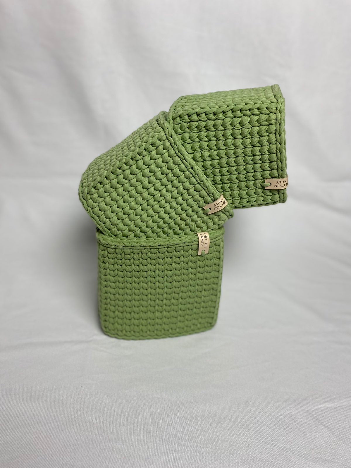 "CUBE" Set of 3 Square Organizer Baskets