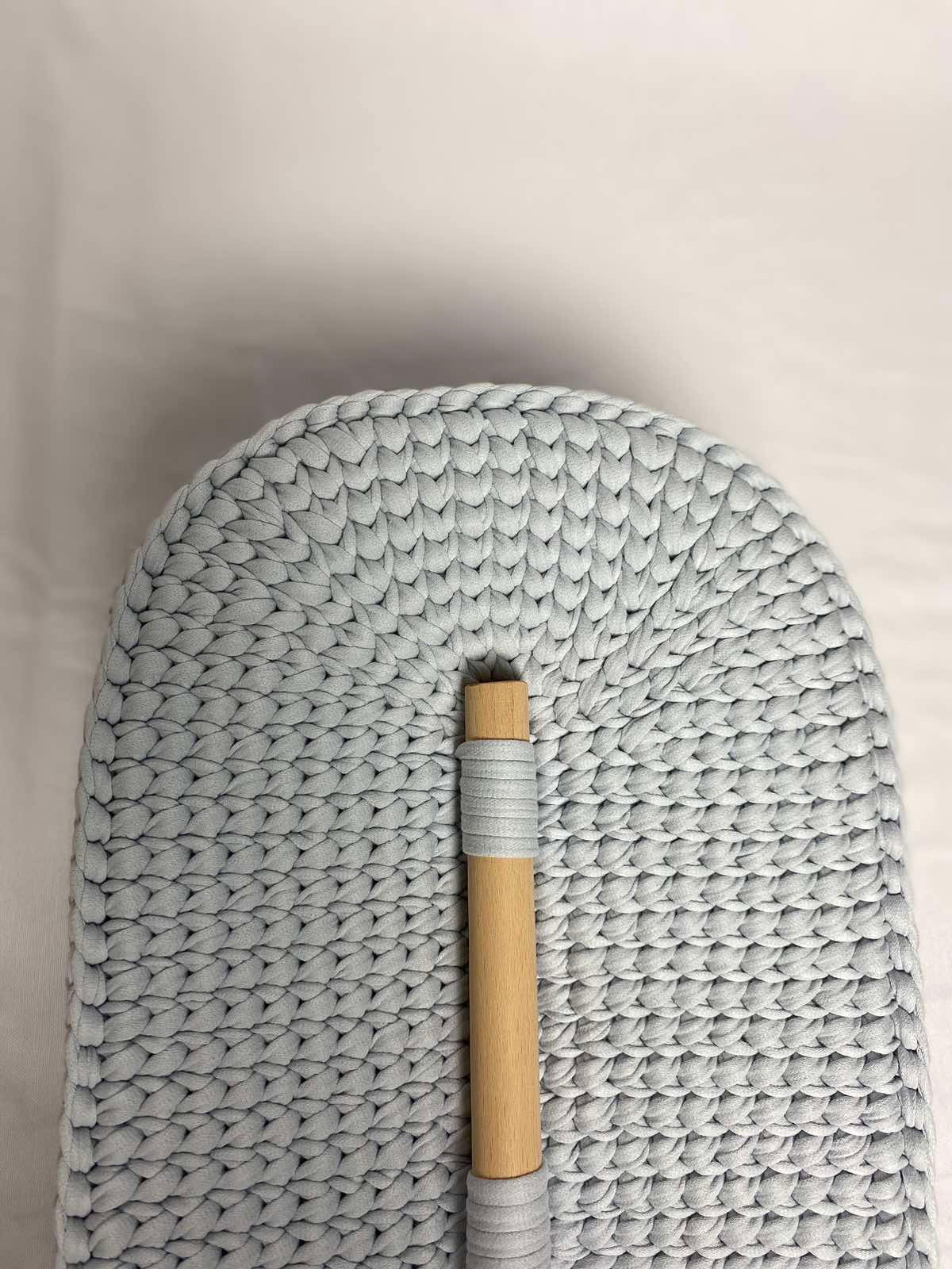 "BOX" Oval Knitted Basket LARGE