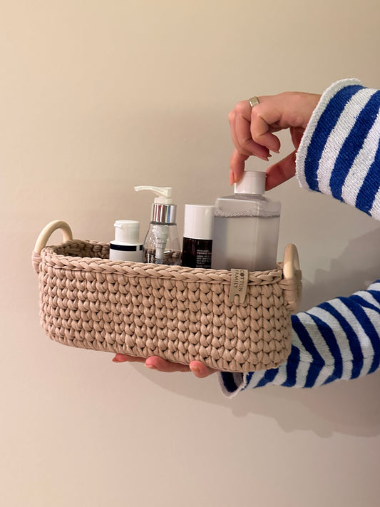 "WOODLOOP" Organizer Basket SMALL