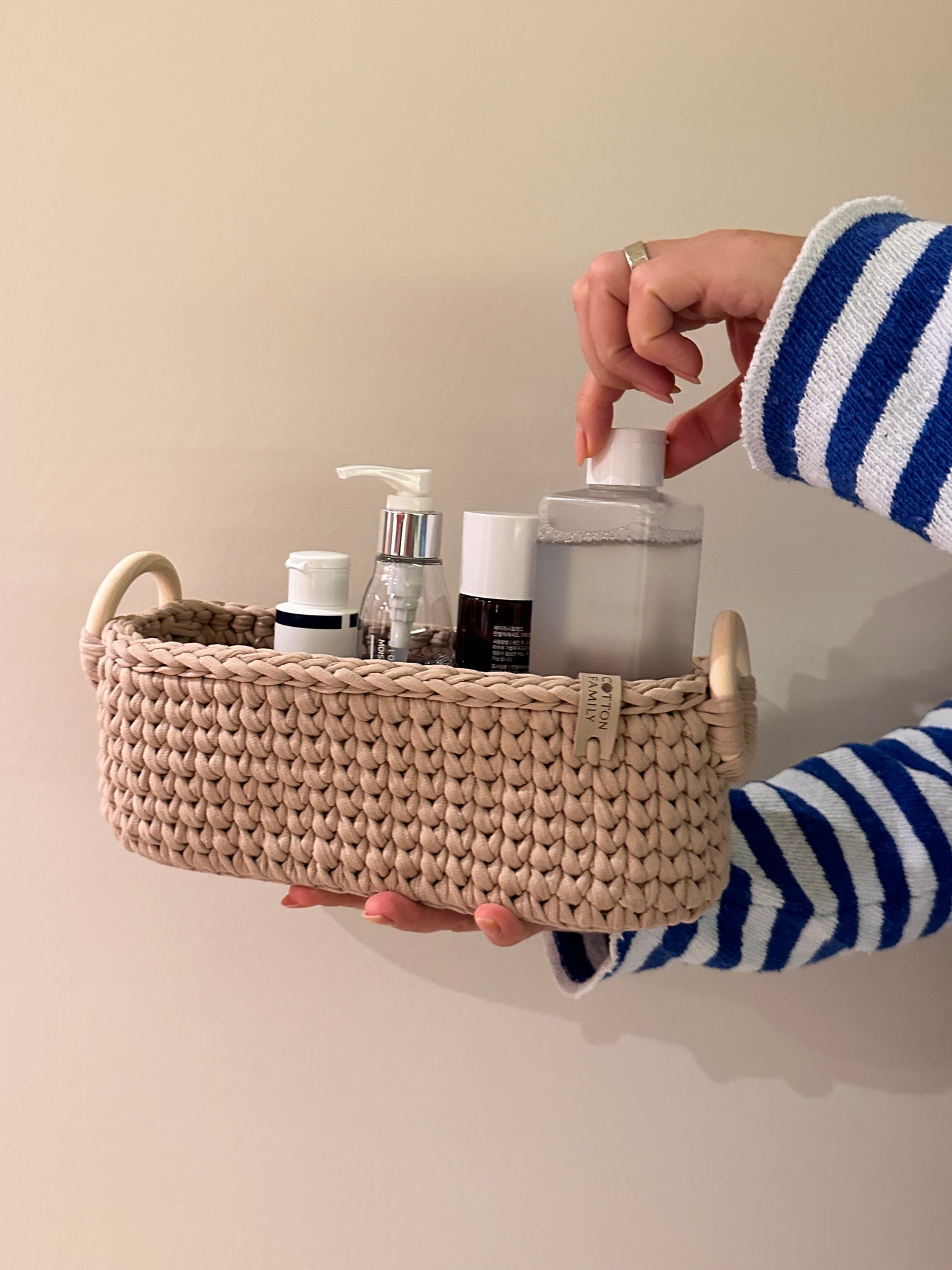 "WOODLOOP" Set of 2 Organizer Baskets