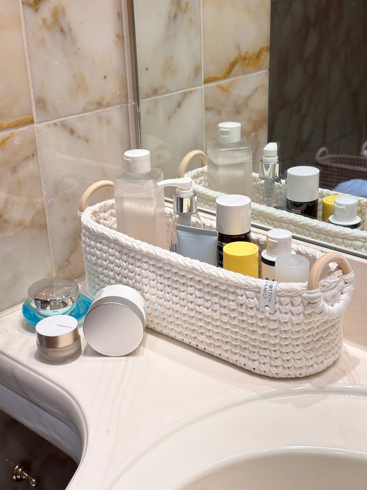 "WOODLOOP"  Organizer Basket MEDIUM