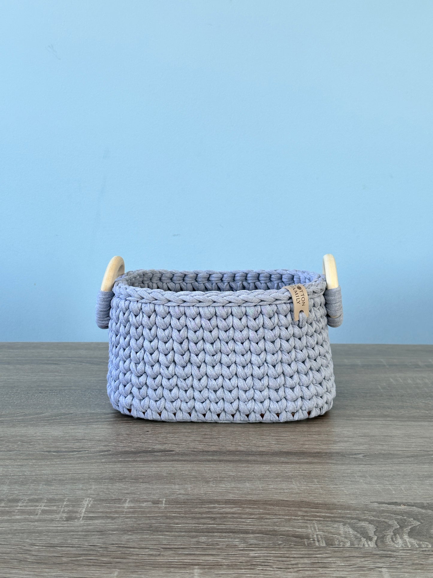 "QUAD WOODLOOP" Organizer Basket SMALL