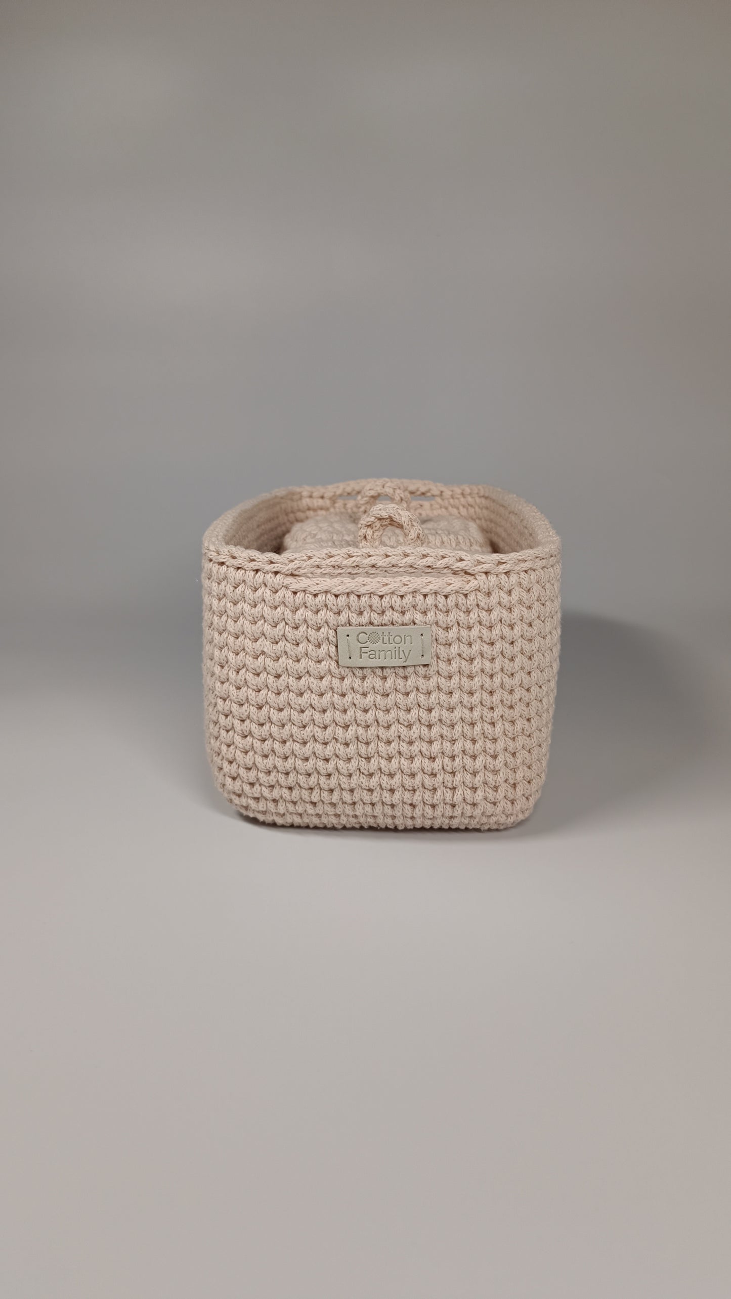 QUAD BOX Set — Nude | Soft Minimalist Cotton Storage