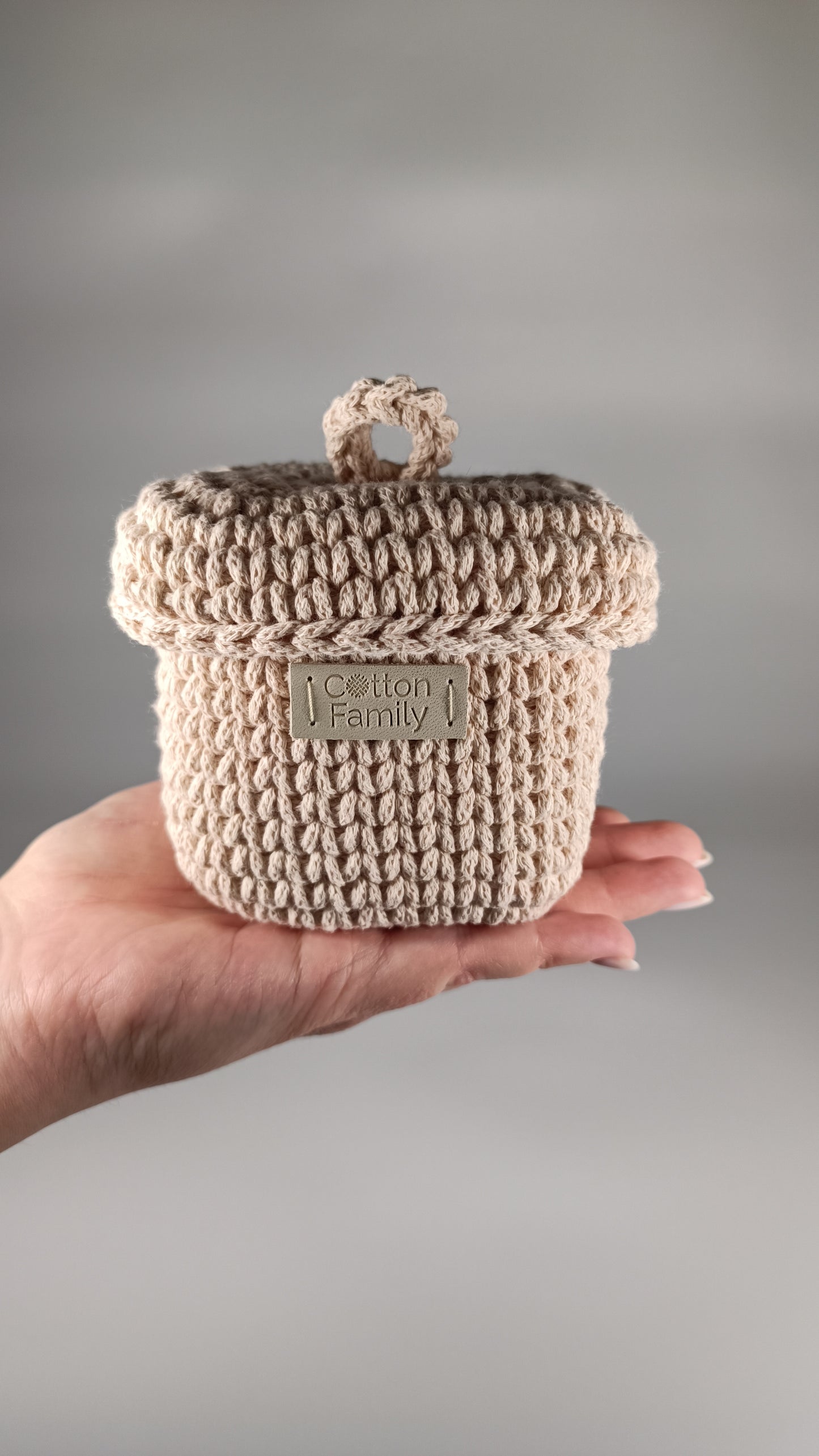 QUAD BOX Set — Nude | Soft Minimalist Cotton Storage