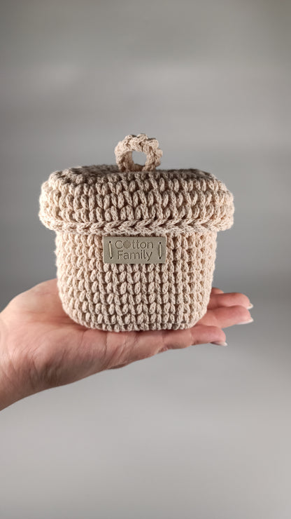 QUAD BOX Set — Nude | Soft Minimalist Cotton Storage