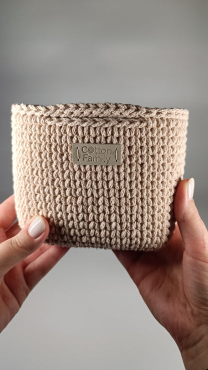 QUAD BOX Set — Nude | Soft Minimalist Cotton Storage