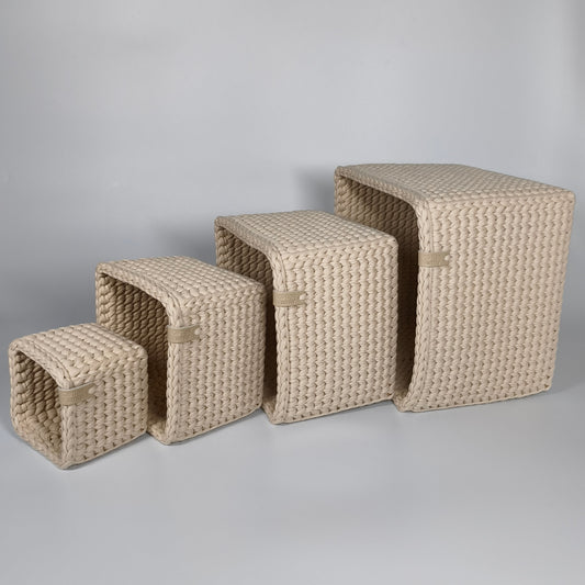 CUBE Wood Set — Powder Beige
