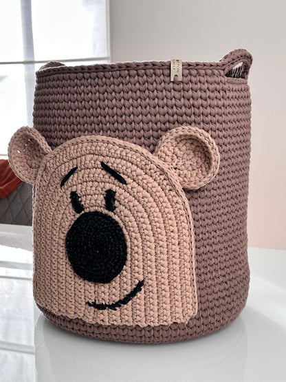 "FUNNY BEAR" storage basket MEDIUM