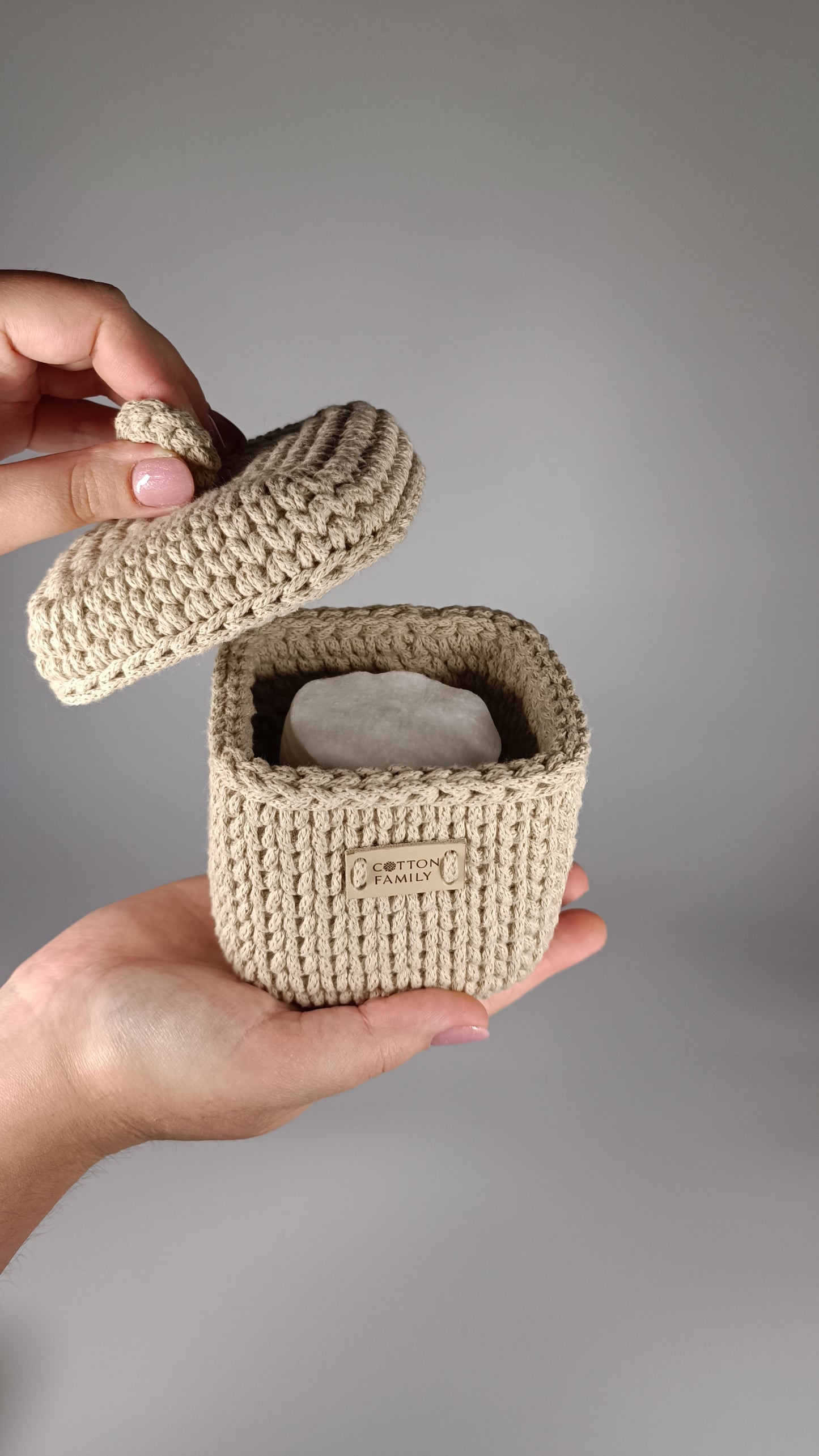 QUAD BOX Set — Beige | Natural Cotton Home Storage