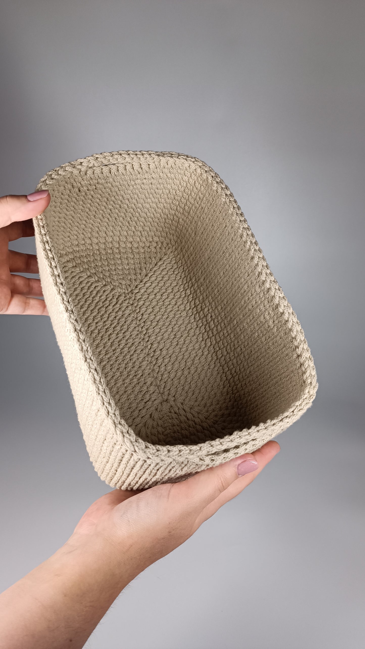 QUAD BOX Set — Beige | Natural Cotton Home Storage