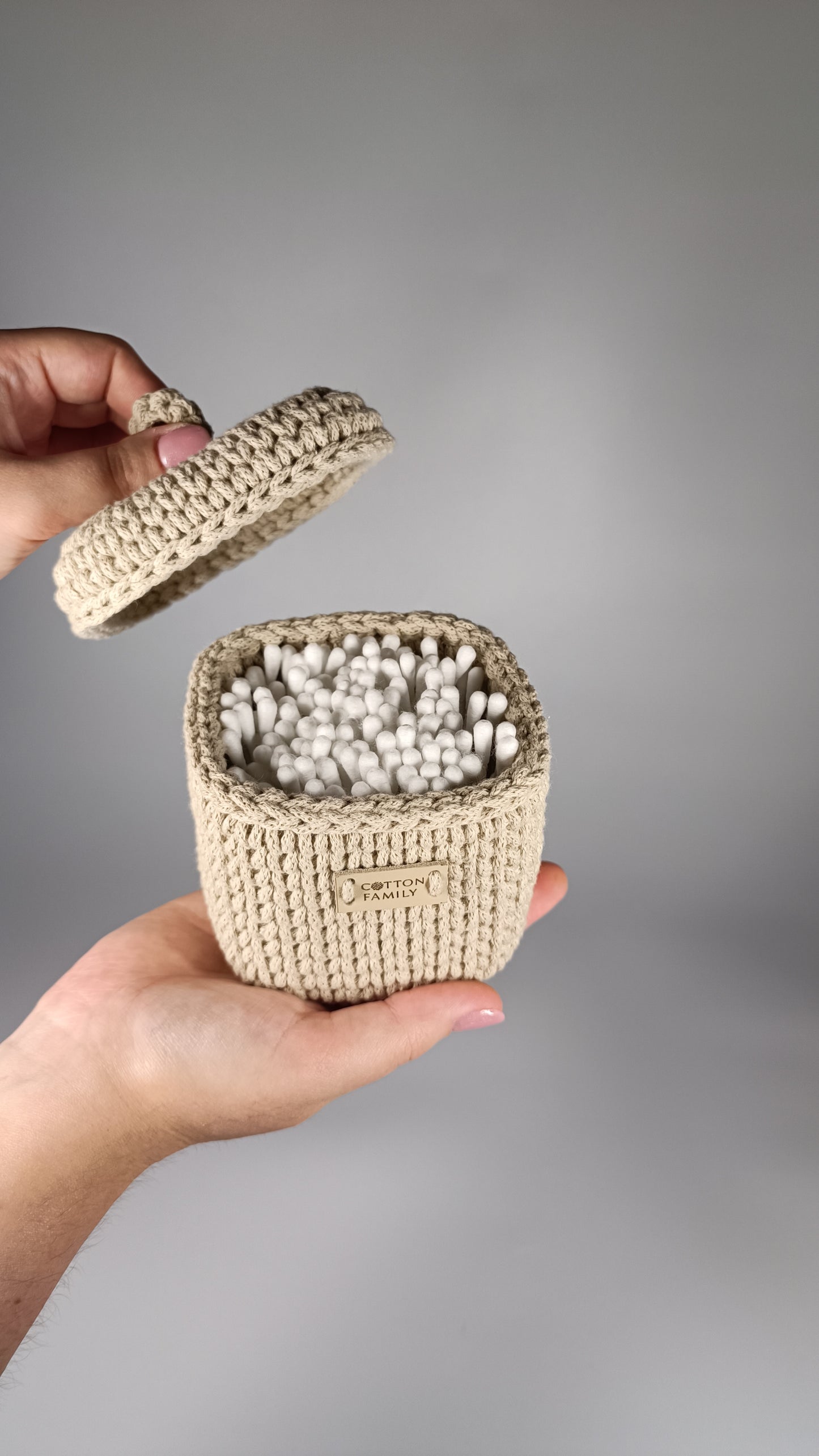 QUAD BOX Set — Beige | Natural Cotton Home Storage