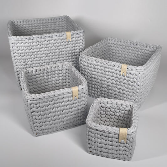CUBE Wood Set — Silver Blue