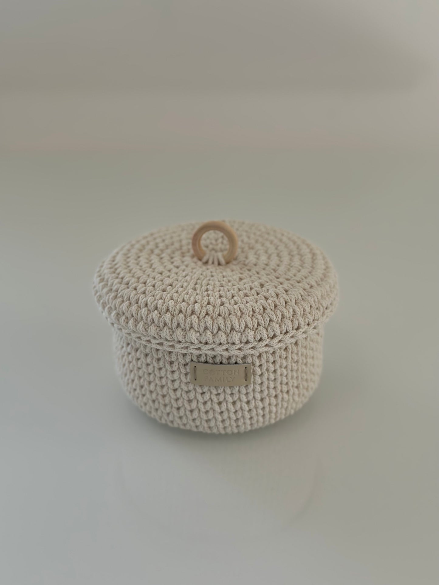 "RING" Set of 3 Round Organizer Lidded Baskets