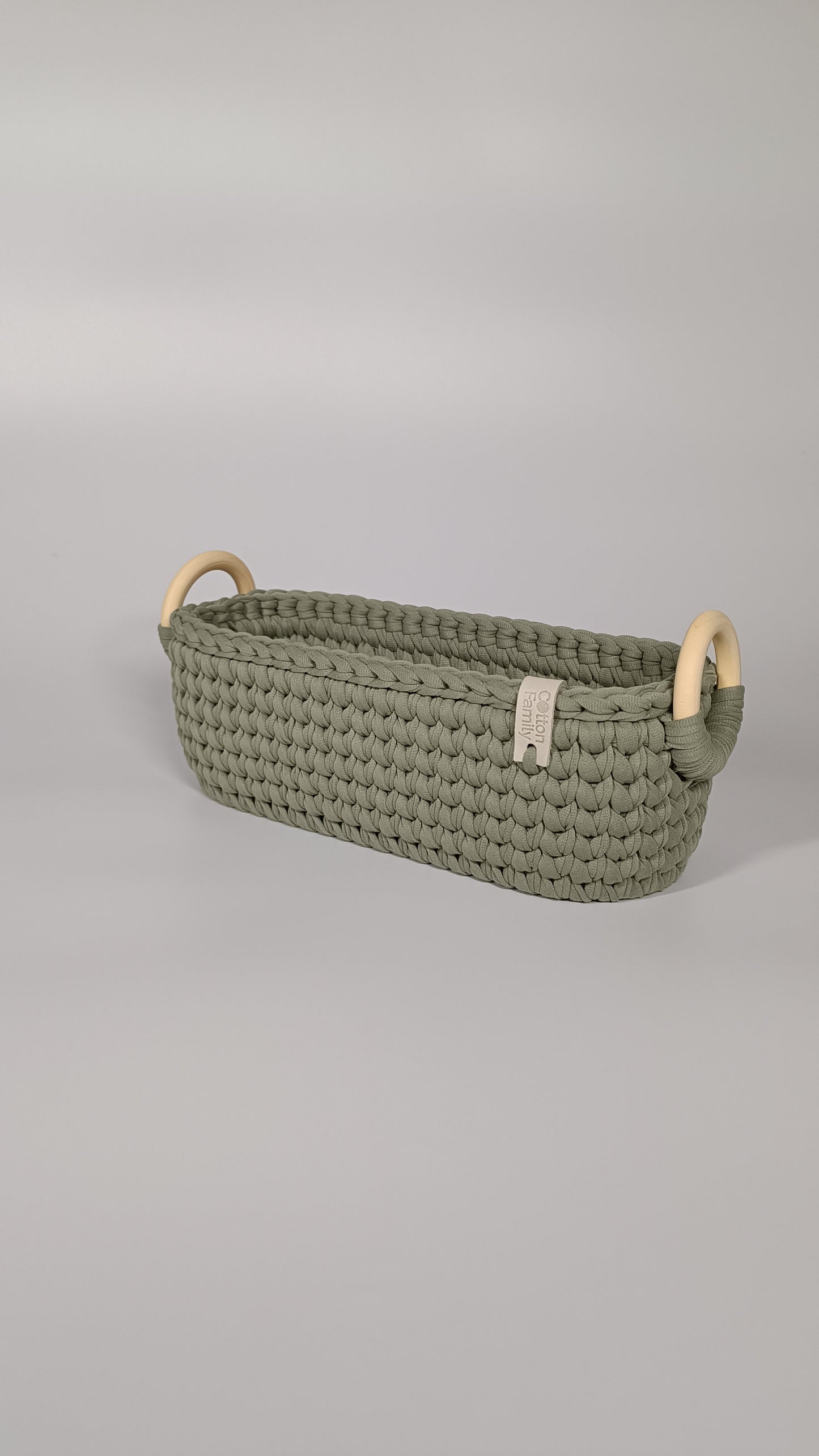 "WOODLOOP" Set of 2 Organizer Baskets