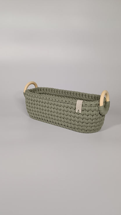 "WOODLOOP" Set of 2 Organizer Baskets