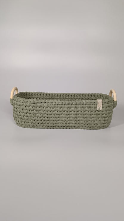 "WOODLOOP" Set of 2 Organizer Baskets