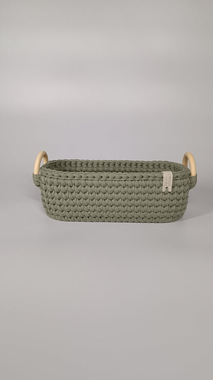 "WOODLOOP" Set of 2 Organizer Baskets