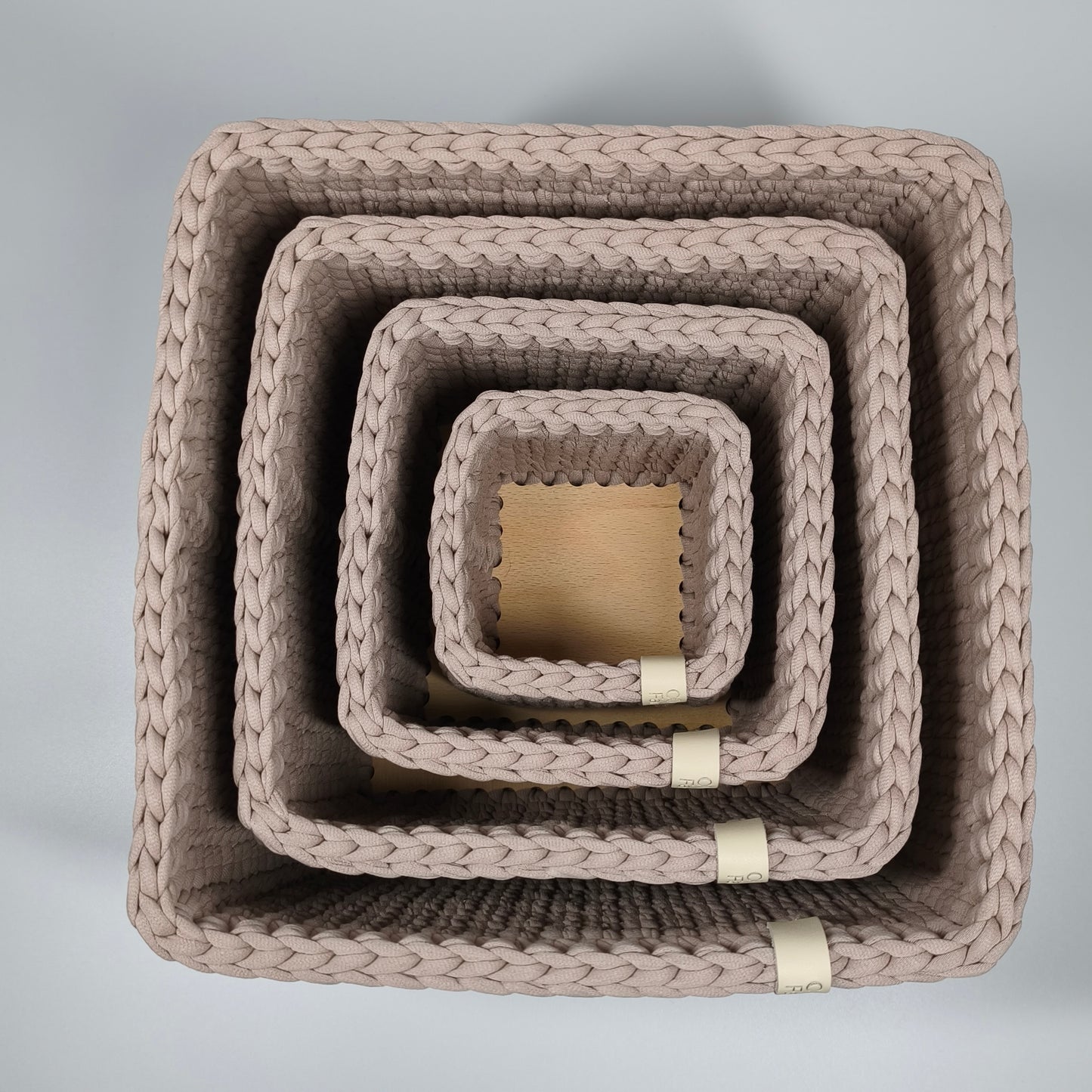 CUBE Wood Set — Pure Cashmere