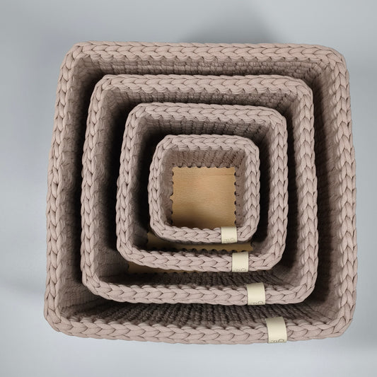 CUBE Wood Set — Pure Cashmere